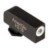 AmeriGlo Tritium Front Sight för Glock erbjuder lågprofil, snagsäkert design och självlysande tritiumpunkter för snabb målinriktning under stress.