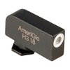 AmeriGlo Tritium Front Sight för Glock erbjuder en lågprofil, snabbutlösning med tritium som lyser i mörker, perfekt för snabba skott under stress.
