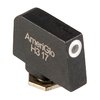 AmeriGlo Tritium Front Sight för Glock erbjuder en lågprofil design med tritiumpunkter för snabb sikte och precision, perfekt för både tävling och operationer.