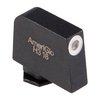 AmeriGlo Tritium Front Sight för Glock erbjuder lågprofil-design, snagskyddande konturer och självlysande Tritium för snabb målinriktning under stress.