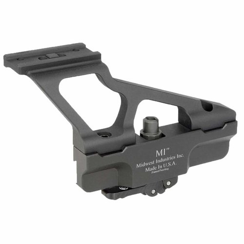 Montera optik säkert på din AK-47 med Midwest Industries AKG2 Side Mount. Tillverkad av hållbar aluminium, 1-delad design för att behålla nollan.