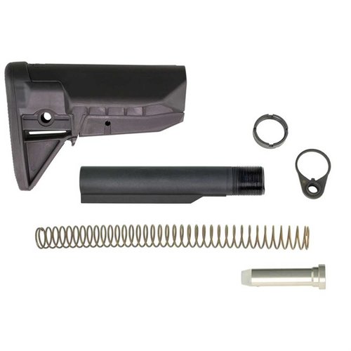 BCMGunfighter Mod 0 SOPMOD Stock erbjuder en bekväm och stabil kindstöd, snabb justering, och ambidextrösa slingfästen för optimal kontroll och precision.