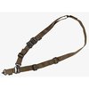 Magpul MS4 QDM Sling erbjuder snabb omkonfigurering mellan en- och tvåpunktsoperation, med korrosionsbeständiga swivels och säker justering för alla kroppstyper.