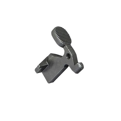 Luth-ARs fabriksersatta Bolt Catch är en pålitlig och hållbar del som passar standard AR-15 gevär, vilket säkerställer optimal funktion och prestanda.