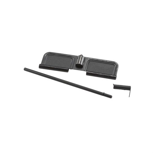 Luth-AR Ejection Port Cover Assembly är en fabriksersättning som passar standard AR-15 gevär, vilket säkerställer pålitlig funktion och hållbarhet.