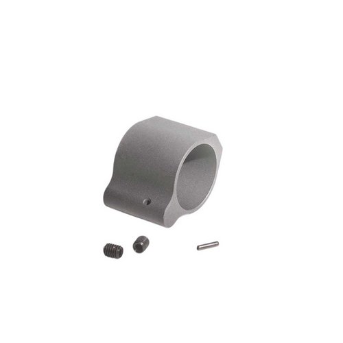 Luth-AR Low Profile Gas Block är en fabriksersättning i stål som passar standard AR-15, tillgänglig i .750 och .936 diameter för optimal prestanda.