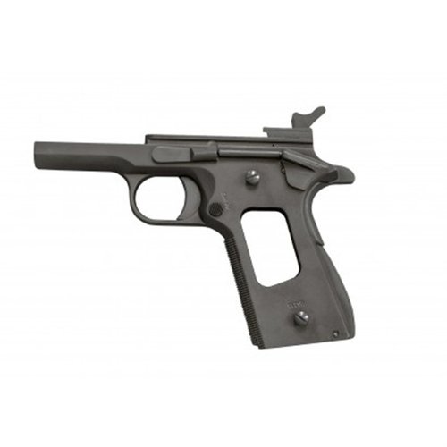 FUSION FIREARMS 1911 LOWER FRAME ASSEMBLY är en färdig och testad ram i A1-stil, tillverkad av 4140/50 stål, perfekt för byggare och ersättningar.