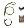 Pistol Bore Snake rengör snabbt och effektivt din pistol med en inbyggd borste och flätad floss, och är tvättbar och återanvändbar i en praktisk "den"-väska.