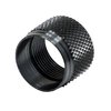 Skydda dina känsliga gevärstrådar med GrovTec Muzzle Thread Protector, tillverkad i stål med svart oxidfinish för en mer komplett look och enkel installation.