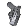 Eidolon holstern erbjuder en perfekt passform för Glock G17, maximerar komfort och döljer sig smidigt med justerbara fästen för personlig anpassning.