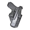 Eidolon holstern är skräddarsydd för Glock® G17, erbjuder maximal komfort och dold bärning med justerbara fästen för personlig anpassning och 1,5" bältesloop.