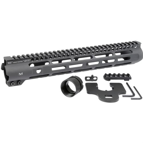Midwest Industries SLH Slim Line Handguards erbjuder tre sidor av M-LOK, en MIL-STD 1913 Picatinny toppskena och en supertunn design för optimal prestanda.