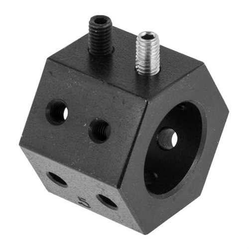 AR-15 HEX Triple Dimple Jig kombinerar tre jigs i ett verktyg, tillverkat av 1045 kolfiberstål med svart zinkbeläggning för hållbarhet och precision.