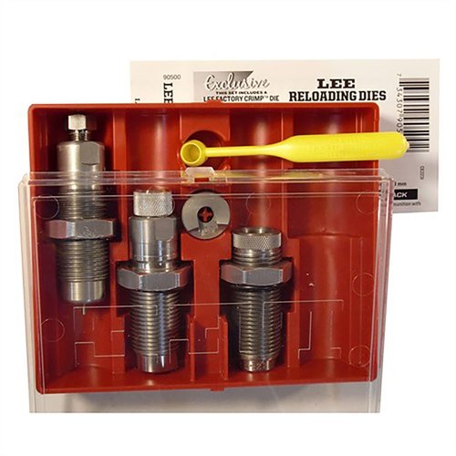 LEE PRECISION PACESETTER 3-DIE SET för 26 Nosler inkluderar Full Length Sizing Die, Bullet Seating Die, Factory Crimp Die och mer, passar alla 7/8"-14 pressar.