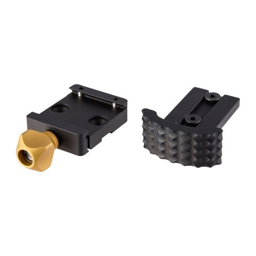 ARCALOCK Clamp & Barricade Stop Kit erbjuder en tvåstegsdesign för stabilitet, tillverkad av 6061-T6 aluminium och 303 rostfritt stål för hållbarhet.