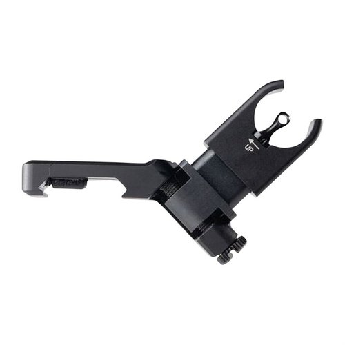 Ultradyne C4 Offset Folding Front Sight erbjuder en unik design med ett hål för bättre sikte, lätt vikt, och kan fällas ner för att minimera profil.