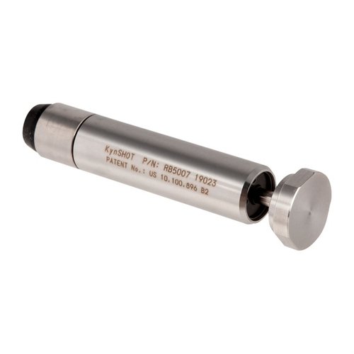 Kynshot Hydraulic Recoil Buffer för 9mm AR-15 minskar rekyl, dämpar rörelse och vibrationer, ökar noggrannheten och ger en smidigare cykling för bättre kontroll.