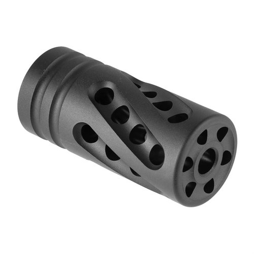 X-Ring Performance Compensator förbättrar precisionen och håller din 10/22:s mynning i linje med målet, tillverkad av 6061-T6 aluminium med svart anodisering.