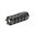 PRECISION ARMAMENT HYPERTAP 556 MUZZLE BRAKE 22 CALIBER 1/2-28 SS BLACK