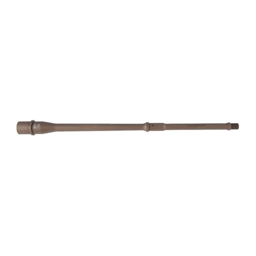 Faxon AR-15 5.56 Pencil-lopp är lätta, hållbara och tillverkade av 4150 CMV kolstål med QPC-beläggning, perfekt för pålitlig prestanda och lång livslängd.