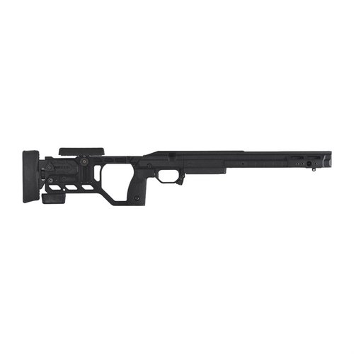 KRG Whiskey-3 Chassis erbjuder justerbarhet, hållbarhet och ergonomi för din Remington 700, med plats för AICS magasin och många tillbehör.