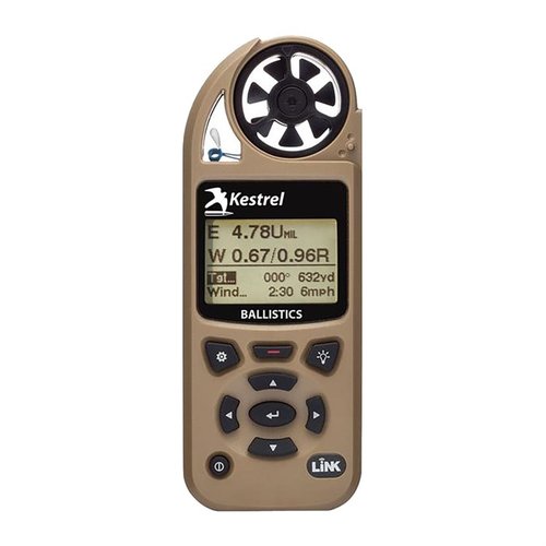 Kestrel 5700 är en robust ballistikmätare med Bluetooth®-anslutning, G1/G7 ballistisk lösare och miljöanpassning för exakta långdistansskott.