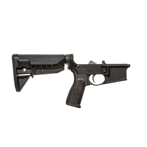 BCM® AR-15 Complete Lower Receiver med BCMGUNFIGHTER™ Stock Mod-0 SOPMOD erbjuder pålitlighet och komfort, perfekt för försvar och träning.
