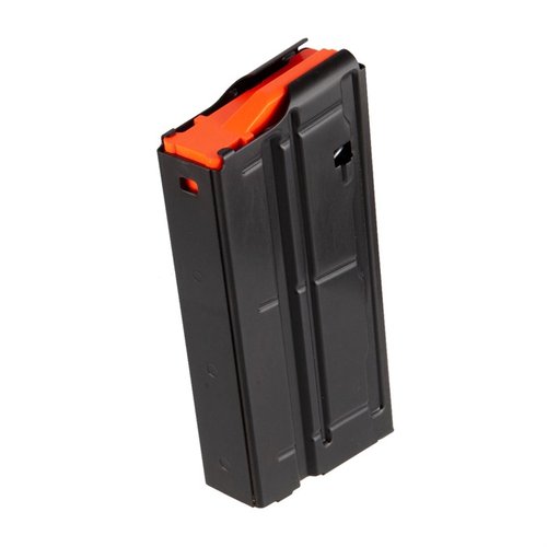 Ersättningsmagasin från D&H Industries för AR .308, kaliber 6.5 Creedmoor. Tillverkade av stål med svart yta för hållbarhet och pålitlighet.