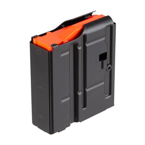 D&H Industries AR .308 6.5 Creedmoor magasin är tillverkade av stål med svart finish, perfekta som ersättning och rymmer 5 patroner (pinned) för pålitlig prestanda.
