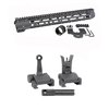 AR-15 Slim Line Handguards erbjuder M-LOK fästen och en Picatinny rail, samt Flip-Up Combat Sights för enkel användning och ökad precision.