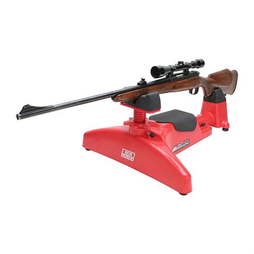 Upptäck MTM Predator Shooting Rest! 🎯 Stabil och justerbar, perfekt för gevär och handeldvapen. Idealisk för alla vapenentusiaster!