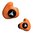 DECIBULLZ CUSTOM MOLDED EARPLUG, ORANGE