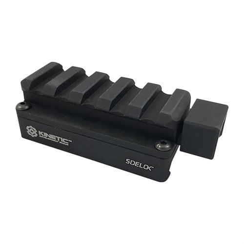KDG SIDELOK Short Riser möjliggör enkelt montering av optik utan verktyg, behåller nollställning och är perfekt för red-dot sights och små tillbehör.