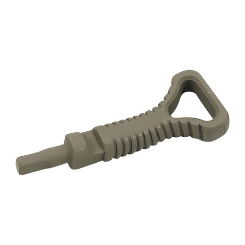 FN SCAR Charging Handle passar både 5.56 och 7.62 NATO, är ambidextrous och ger bättre grepp för enklare laddning och stoppning, med en slitstark svart finish.