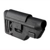 B5 Systems Collapsible Precision Stock erbjuder justerbarhet för enkel transport, ambidextrous sling-swivel, och M-LOK fästen för ökad funktionalitet.