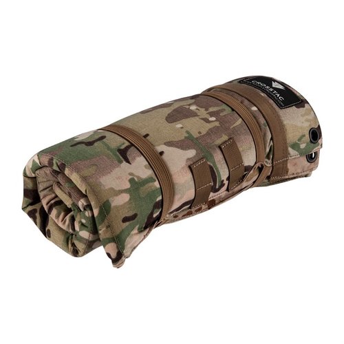 Crosstac Recon Shooting Mat är lätt, kompakt och hållbar, med en bipod-support och kan även användas som improviserat skydd i fält.
