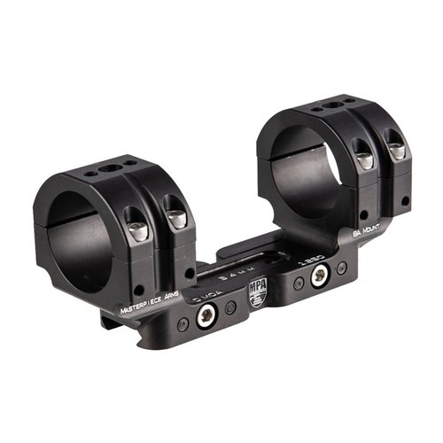 BA Series Mounts för högpresterande optik på bolt action gevär, tillverkad av 6061 T6 aluminium med absolut återställning till noll och extrem låsning.