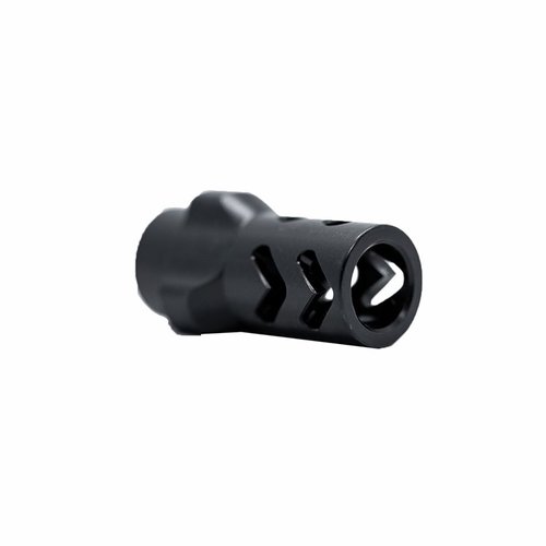 9MM 3-lug muzzle brake möjliggör snabb montering av ljuddämpare utan att kompromissa med bländning och rekylhantering vid skytte utan dämpare.