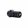 9MM 3-lug muzzle brake möjliggör snabb montering av ljuddämpare utan att kompromissa med bländning och rekylhantering vid skytte utan dämpare.
