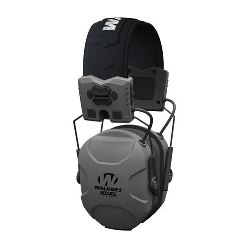 XCEL 500BT erbjuder kompakt design, 26 dB ljudreduktion, Bluetooth, och Hi-Gain Omnidirectional Microphone för optimal ljudkvalitet och komfort.