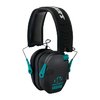 Walkers Razor Slim Electronic Muffs erbjuder kompakt och hopfällbar hörselskydd med 23 dB ljudreduktion, Hi-Gain mikrofoner och komfortabel design.