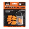 Walkers Foam Ear Plugs med nackband håller dina öronproppar samlade och lättillgängliga, med 25 dB ljudreduktion för optimal hörselskydd.