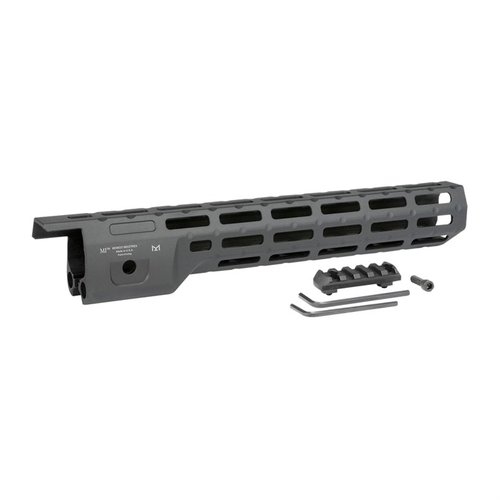 Lättviktsdesign med M-Lok™ fästen, 8 eller 13 tum längd, fri svävning och anti-rotation QD-socklar. Tillverkad i USA för långvarig service.