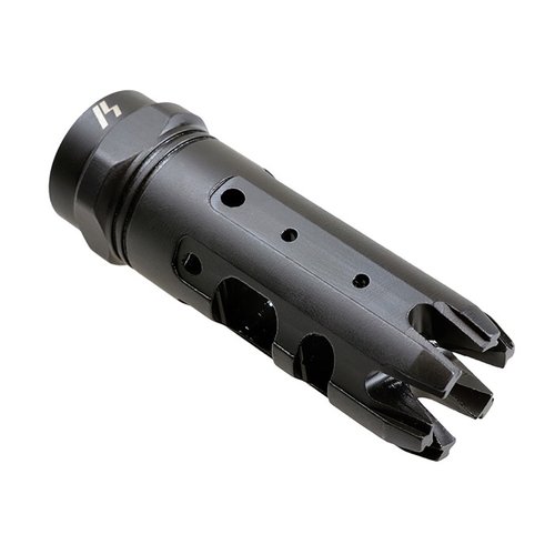 Strike Industries Mini King Comp 9mm erbjuder låg vikt och kompakt design med effektiv recoil-mitigation och snabbare följdskott för 9mm karbiner.