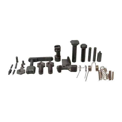AR Enhanced Lower Receiver Parts Kit ger en komplett uppgradering för AR15 med en smidig fire control group för en krispig avtryckarkänsla och ökad prestanda.