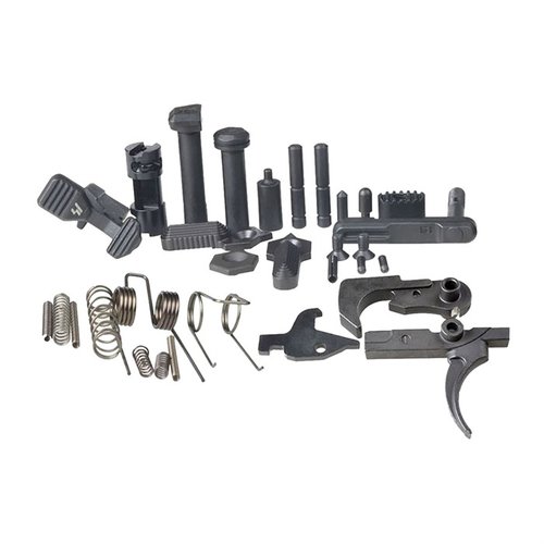 AR Enhanced Lower Receiver Parts Kit erbjuder en komplett uppgradering för AR15 med ett förbättrat fire control group för en skarp och smidig avtryckare.