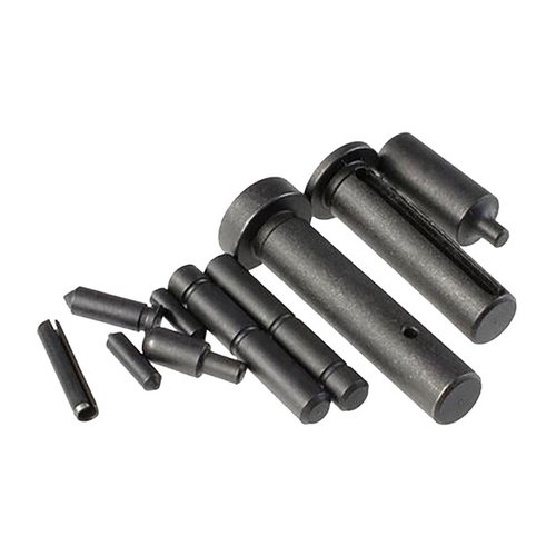 Strike Industries pin kit ger dig alla viktiga lower pins och detents för att montera eller byta ut slitna delar. Perfekt för dina AR-projekt!
