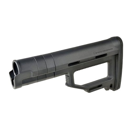 Strike Industries Modular Fixed Stock erbjuder styrka och ergonomi i en fast design, med justerbar längd för optimal passform på din AR-15.