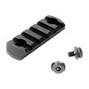 Geissele Picatinny Accessory Rails för M-LOK handskar erbjuder säker och stabil montering av tillbehör, tillverkade av 7075-T6 aluminium med hårdanodiserad finish.