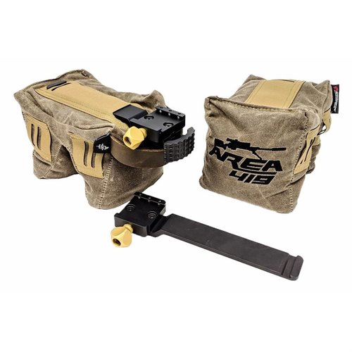RailChanger Kit ger säker och justerbar support för din bössa, med en lätt 3 lbs. fyllning för stabilitet och anpassning vid skytte.